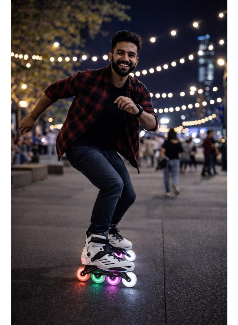ROSELLE Professional Inline Skates Shoes With LED Lights - Image 3