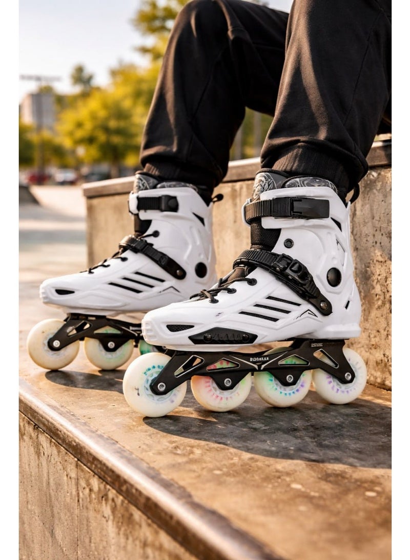 ROSELLE Professional Inline Skates Shoes With LED Lights - Image 1