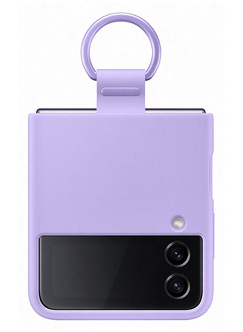 Samsung Flip 4 Silicone Cover with Ring  - - Image 1