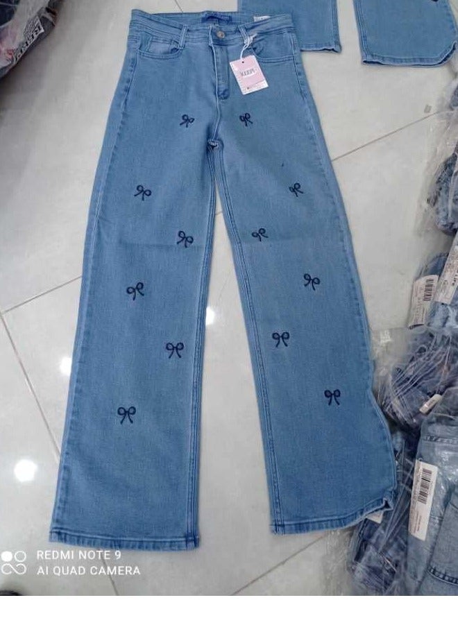High-waisted, wide-legged Voinka jeans, size 38, fits from 70 to 90 kg - Image 4