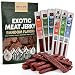 Jerky-n-Spice Buffalo Bobs Wild Game Exotic Meat Snacks  Beef Variety Pack  Jerky Exotic Sampler Set  Gift Basket for Men  Hunting Camping Adventure  Stocking Stuffers  High Protein Snack  6 Random Pack - Image 2