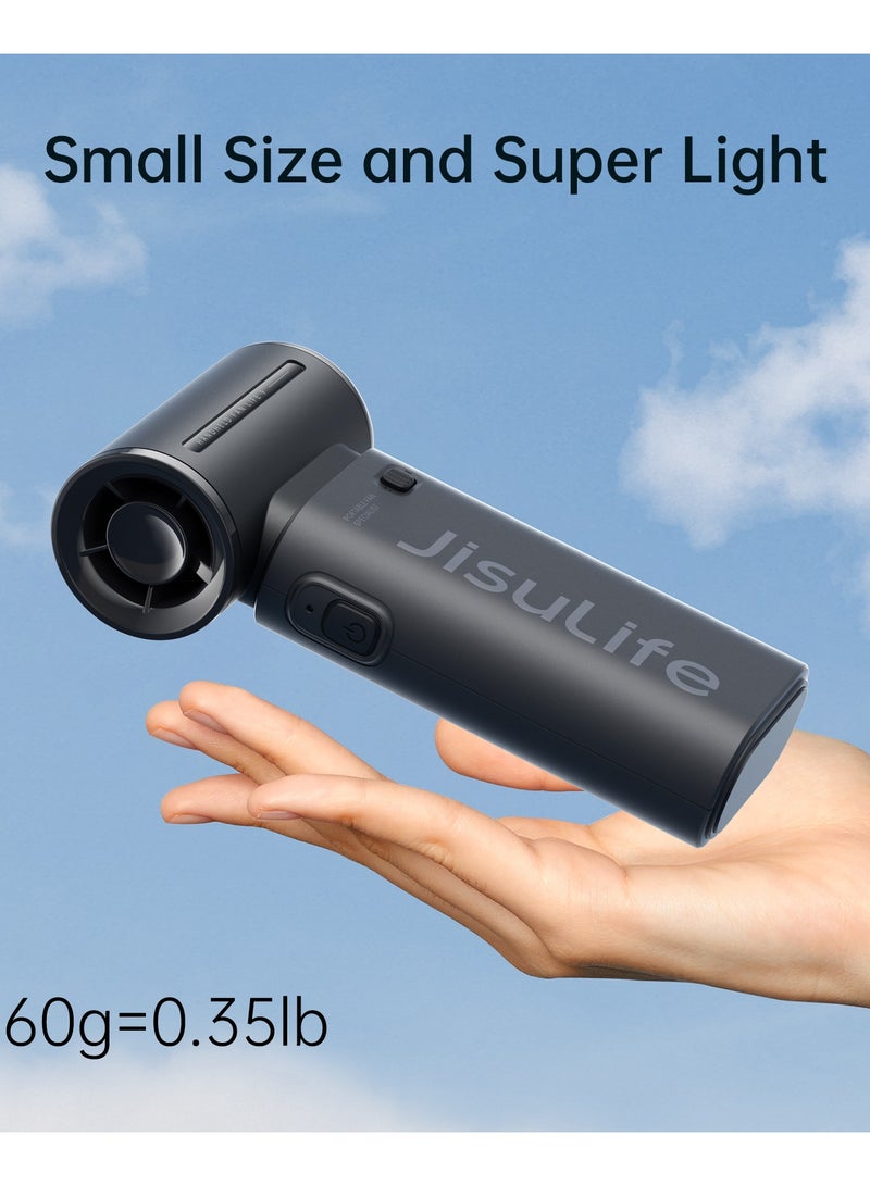 جيسيو لايف جيسو لايف اليف 9 مروحة محمولة باليد ، بمحرك تربو قوي  ]بسرعات مختلفة من %1 الى %100[، سرعة عالية 40,000 دورة في الدقيقة ، ببطارية داخلية بسعة mAh5000 قابلة للشحن السريع ، المروحة متعددة الاستخدامات - Image 4