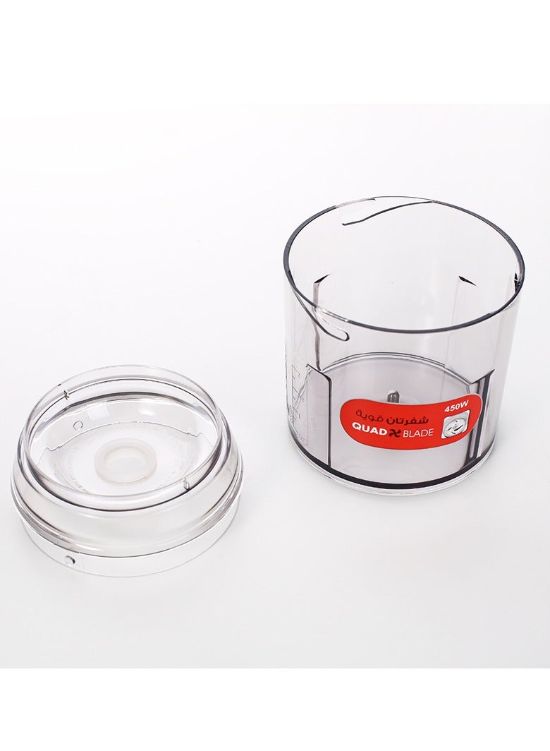 مايكروبلس مفرمة كهربائية بسعة 500 مل 4 شفرات - Image 3