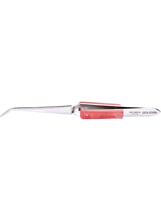 Ceta Form H44-160B-SA Cross Tweezers (Curved) 
