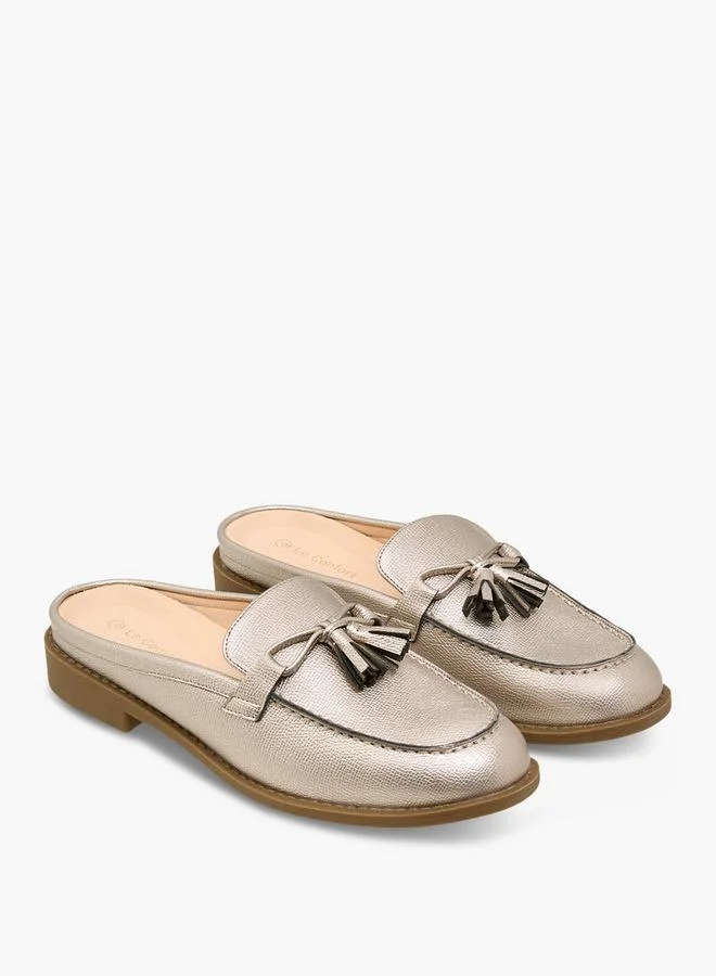 لو كونفورت حذاء نسائي بتفاصيل شراشيب