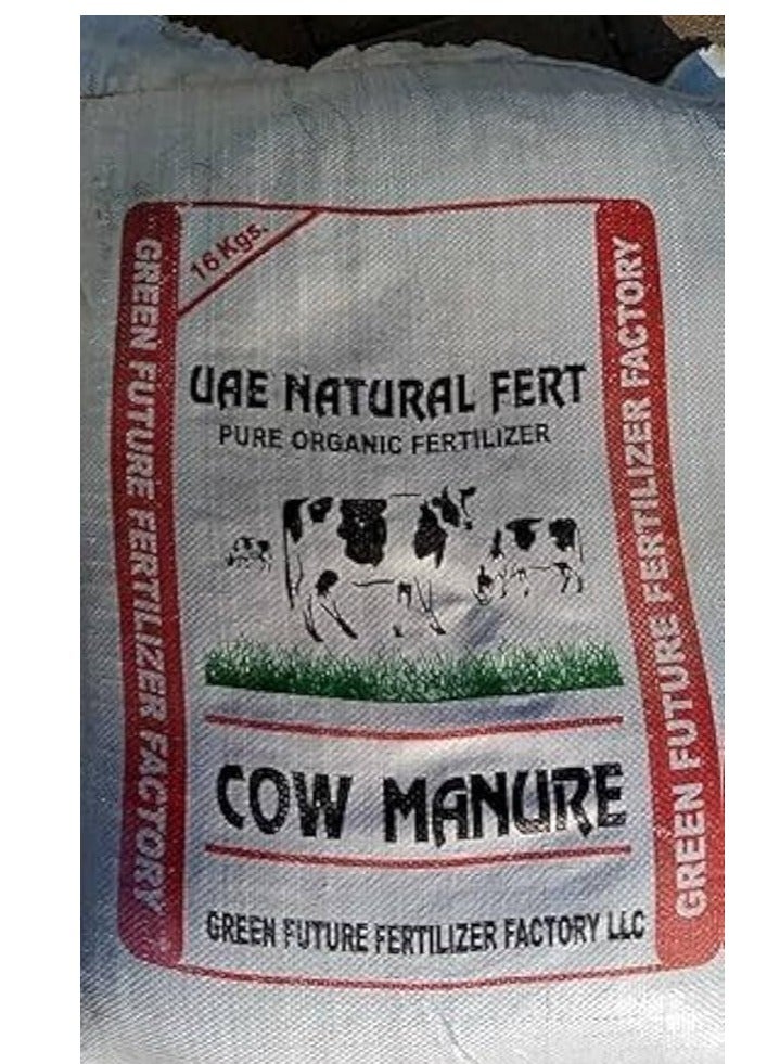 Generic Cow Manure 100% Natural Organic Fertilizer 16kg | Made In UAE