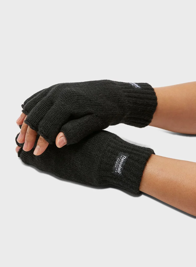 Robert Wood Mens Thinsulate Fingerless Gloves