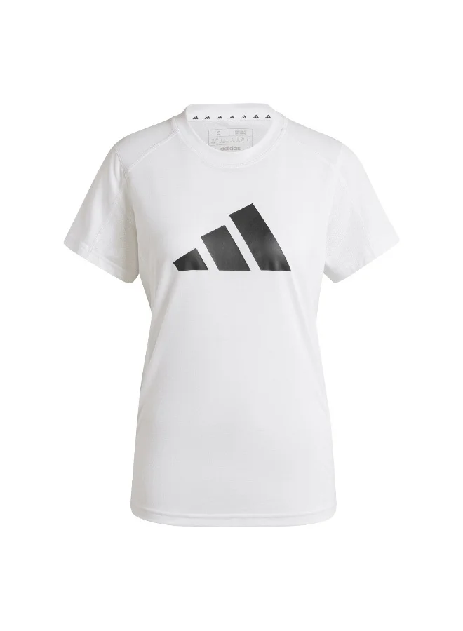 اديداس Adidas We Logo T White Training T-Shirts For Women XS