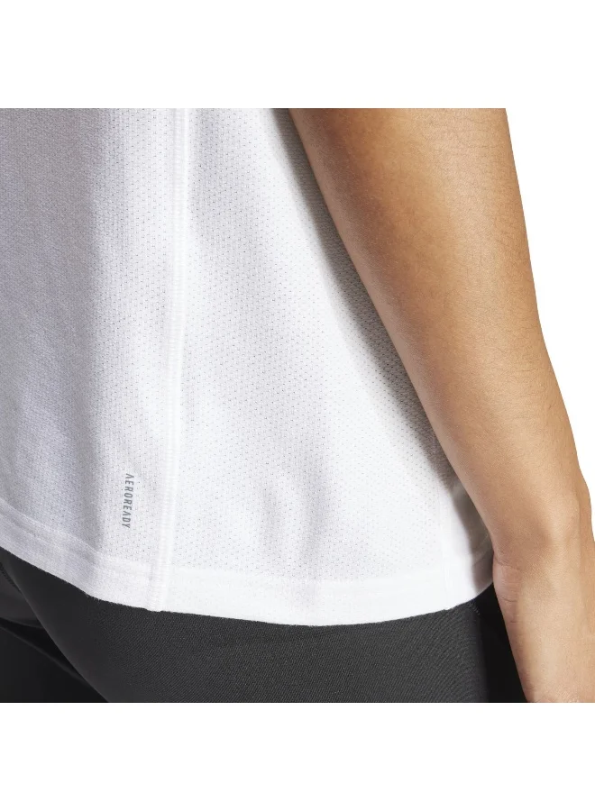 Adidas We Logo T White Training T-Shirts For Women XS