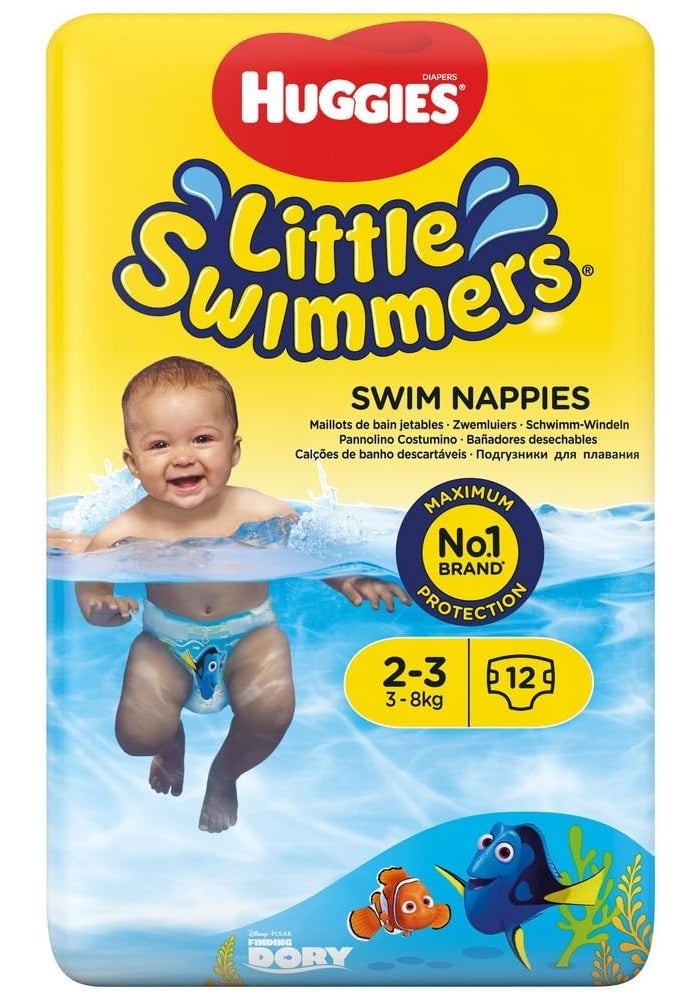 HUGGIES حفاضات السباحة هاجيز ليتل سويمرز حجم 2-3