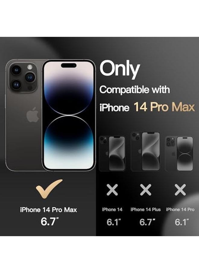 Jetech Case For Iphone 14 Pro Max 6.7 Inch Compatible With Magsafe Heavy Duty Dual Layer Rugged Protection Shockproof Protective Tough Phone Magnetic Cover Black  - Image 2