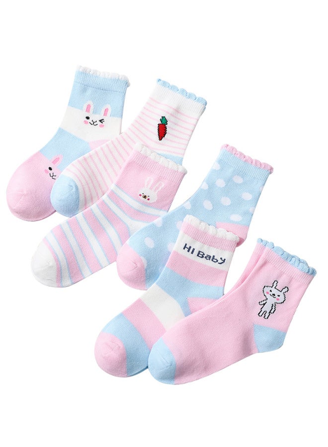 LANG SHA Langsha Children's Socks For Girls, Spring And Autumn Mid-calf Cotton Socks, Comfortable Breathable Student Socks, Cute Socks For Older Children, Durable Socks - Image 5