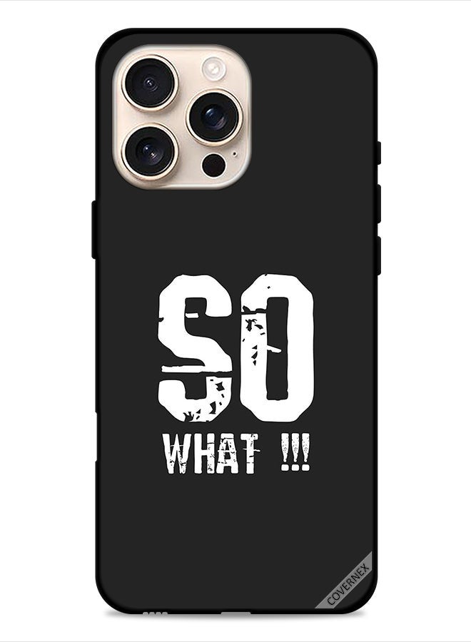 Covernex Apple iPhone 16 Pro Max Protective Case Cover So What - Image 1