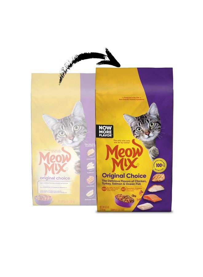 مياو مكس طعام القطط الجاف مياو ميكس أوريجينال تشويس، كيس 6.3 رطل - Image 2