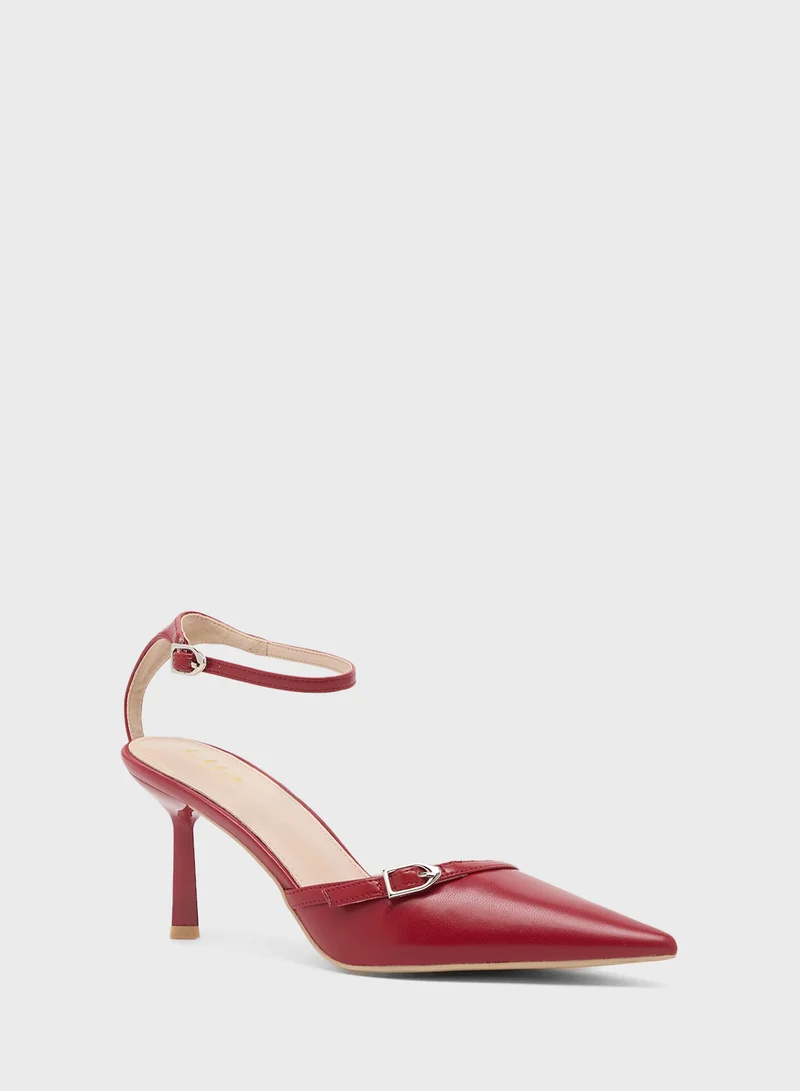 ELLA High Heel Ankle Strap Pump