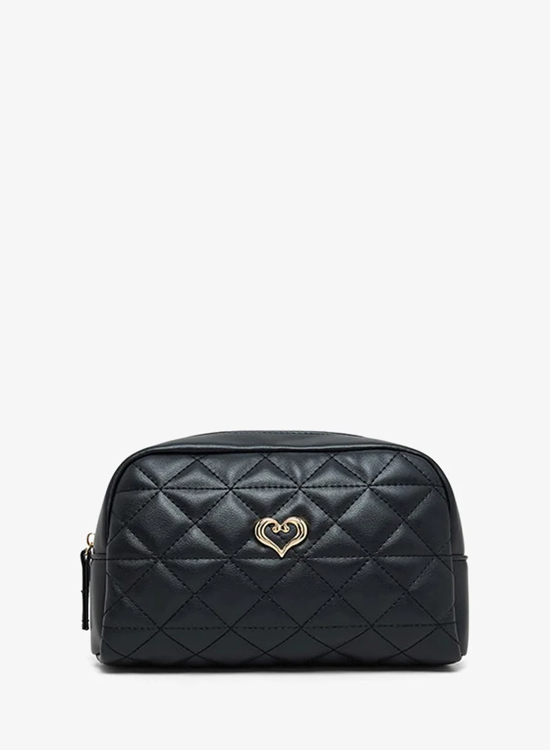 R&B Quilted Cosmetic Pouch
