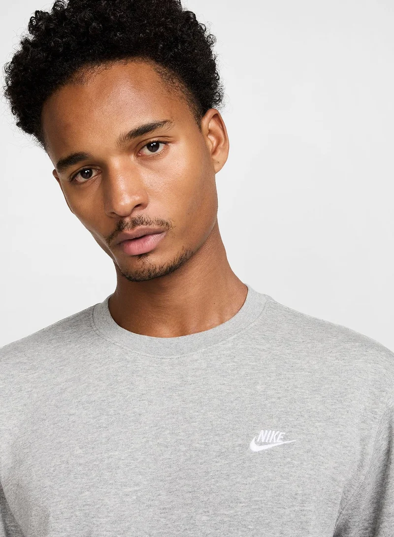 نايكي سويت شيرت كلوب فليس بياقة دائرية