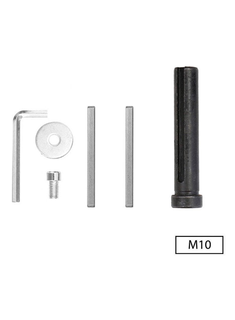 NIBEMINENT Multifunctional Angle Grinder Attachment Burnishing Polishing Machine Parts Accessories Black/Silver 13cm - Image 4