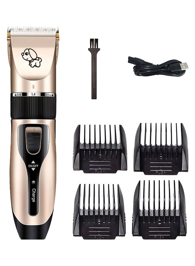 NIBEMINENT Pet Grooming Trimmer Kit Black/Gold 25 x 17cm - Image 1