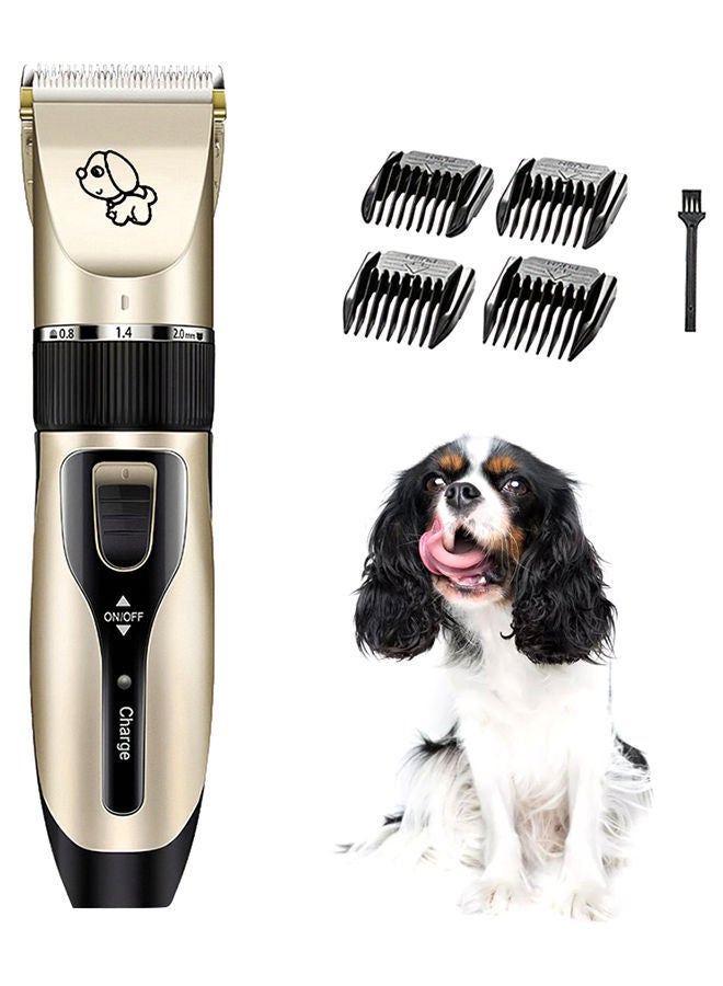 NIBEMINENT Pet Grooming Trimmer Kit Black/Gold 25 x 17cm - Image 2