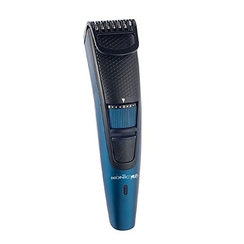 Ikonic Battery Powered Groom and Trim Hair Trimmer for Men - Advance Stainless Steel Blades, Led Spotlight, Runtime upto 50 Mins, waterproof design, 10 adjustable length settings - Image 1