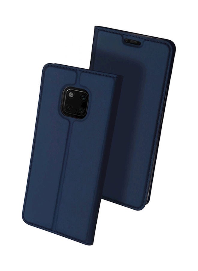 NIBEMINENT Protective Wallet Card Case Cover For Huawei Mate 20 Pro Blue  - Image 1
