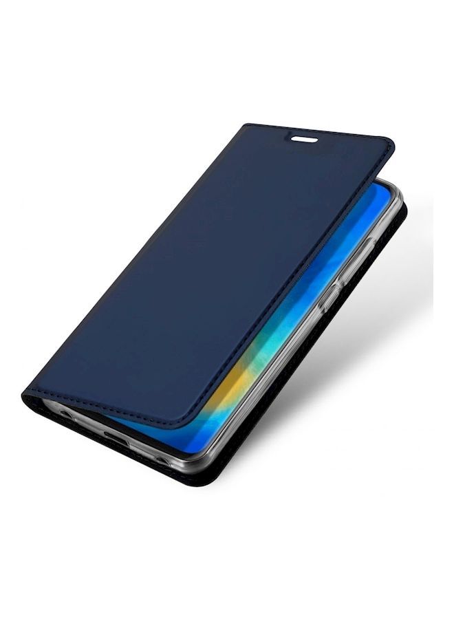 NIBEMINENT Protective Wallet Card Case Cover For Huawei Mate 20 Pro Blue  - Image 4