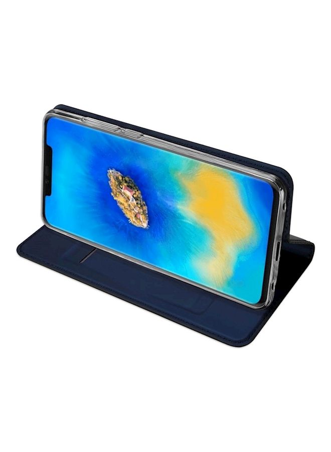 NIBEMINENT Protective Wallet Card Case Cover For Huawei Mate 20 Pro Blue  - Image 5
