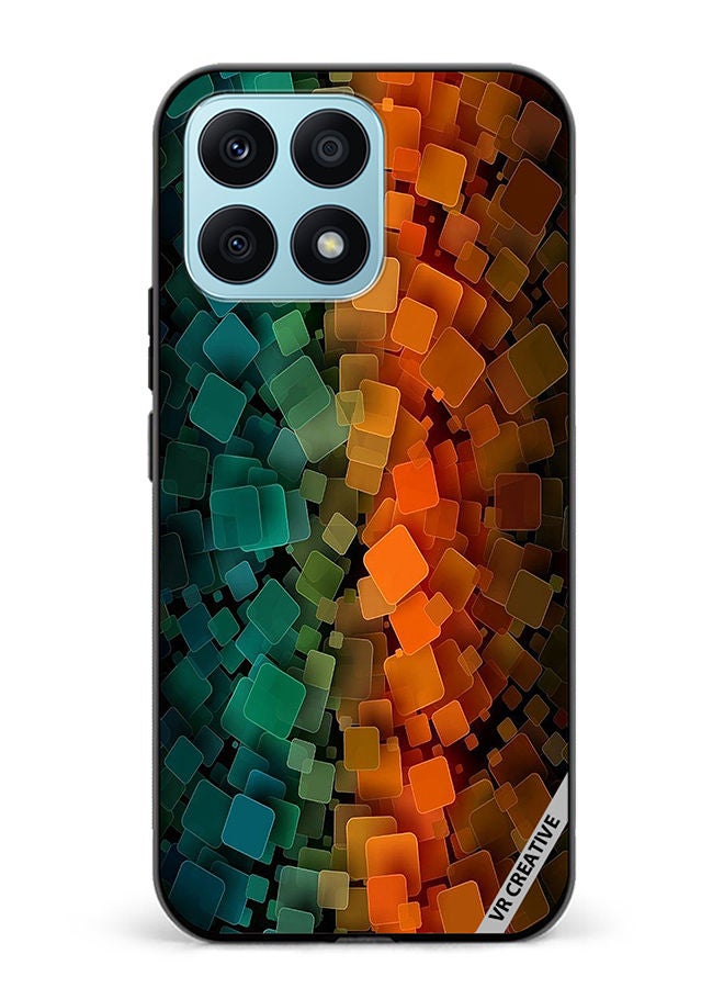 VR CREATIVE Protective Case Cover For Honor X8a Abstract Design Multicolour - Image 1