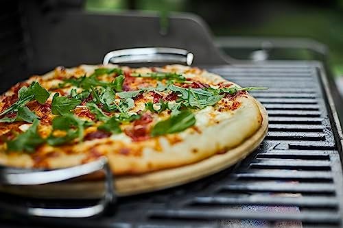 Weber Gourmet BBQ System Pizza Stone with Carry Rack,16.7" Long - Image 3