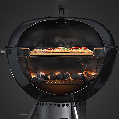 Weber Gourmet BBQ System Pizza Stone with Carry Rack,16.7" Long - Image 5