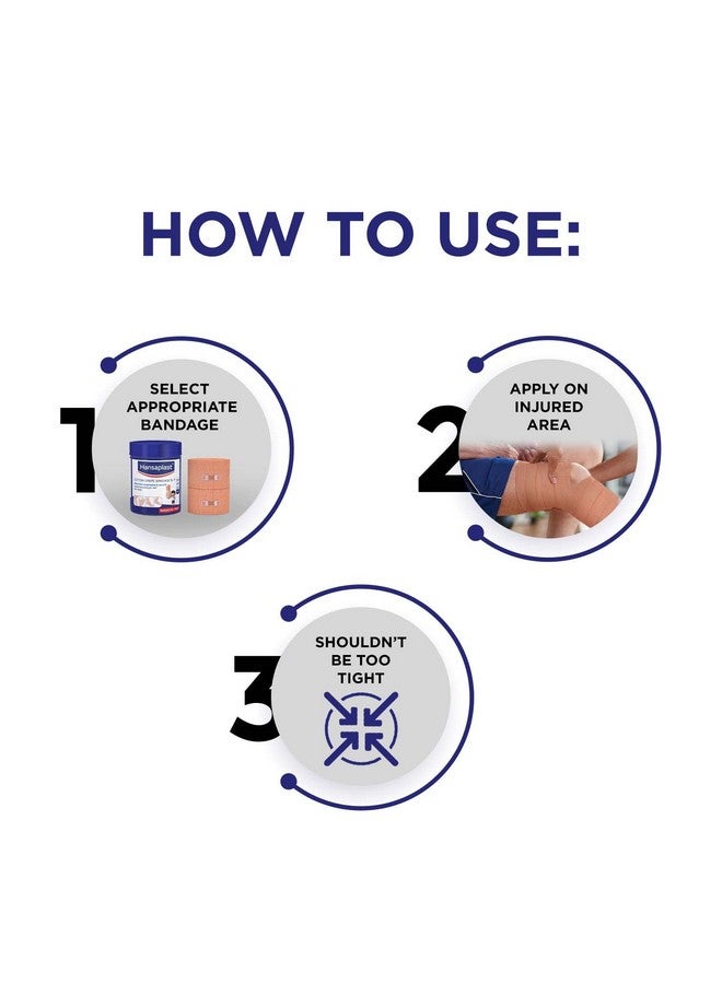 Hansaplast Soft Cotton Pain Relief Crepe Bandage Pack of 1 (15CMx4MTR) - Image 4