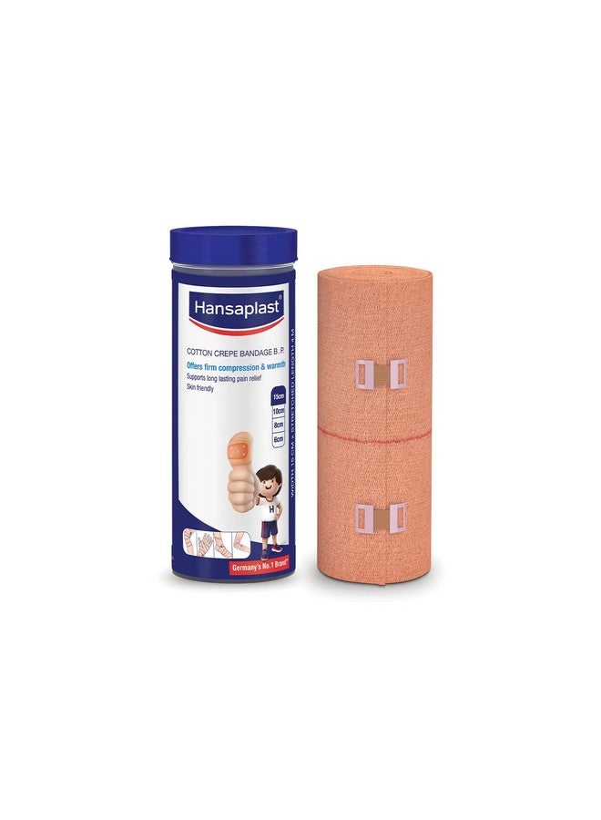Hansaplast Soft Cotton Pain Relief Crepe Bandage Pack of 1 (15CMx4MTR) - Image 1