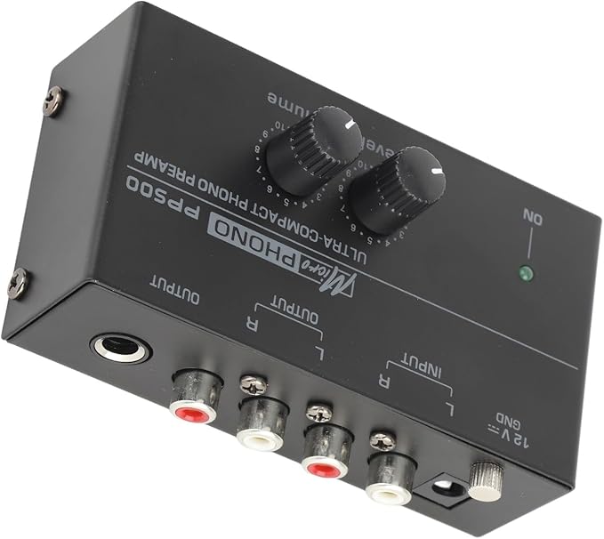 Phono Preamplifier RIAA Equalization Converts Phono to Line Level US Plug - Image 1