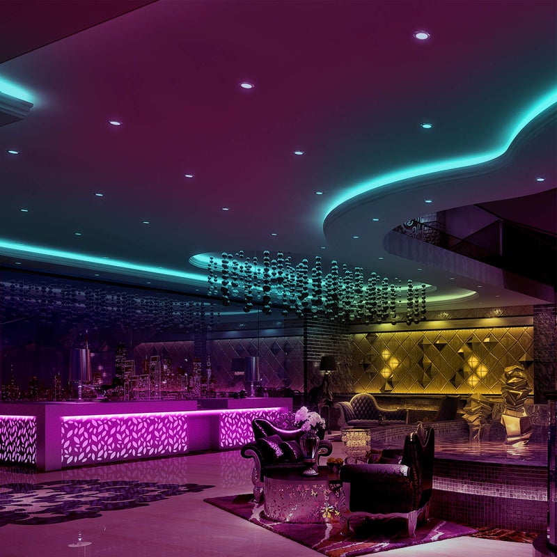 DAYBETTER Led Strip Lights Waterproof, 32.8ft(2 Rolls of 16.4ft) Led Tape Lights Color Changing 300 LEDs Light Strips Kit with 44 Keys Ir Remote Controller and 12v Power Supply for Indoor Outdoor Use - Image 5