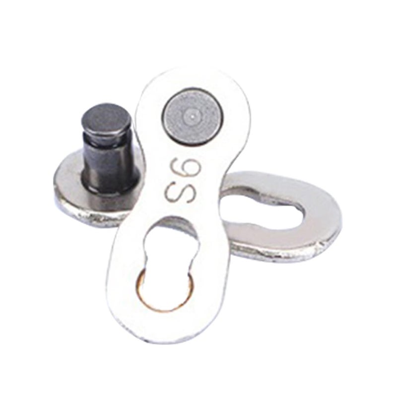 1 Pair Silver Bike Chain Missing Link Buckle Quick Connect Accessory - Image 2