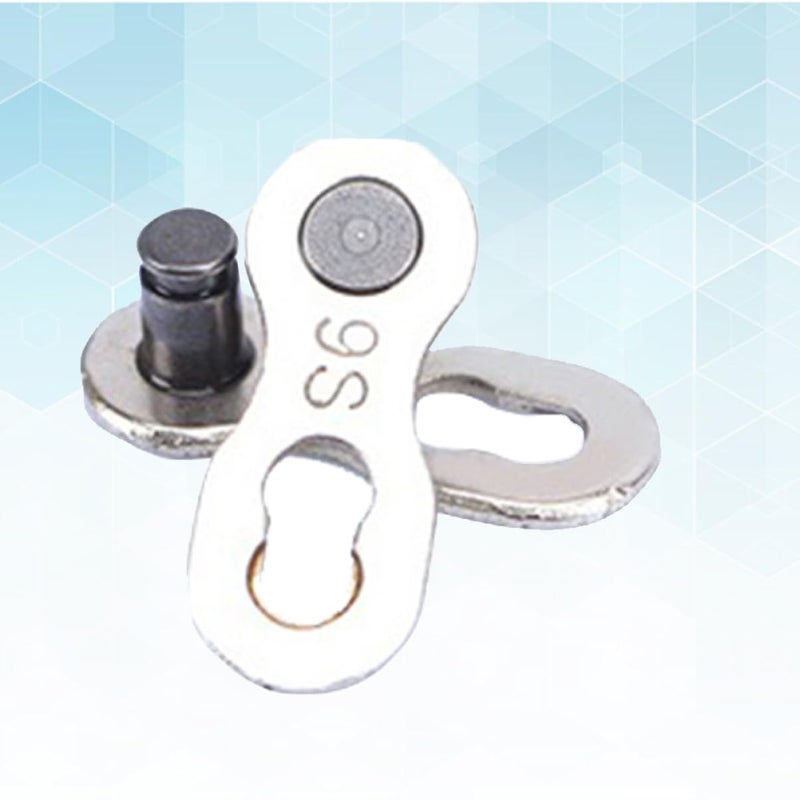 1 Pair Silver Bike Chain Missing Link Buckle Quick Connect Accessory - Image 4