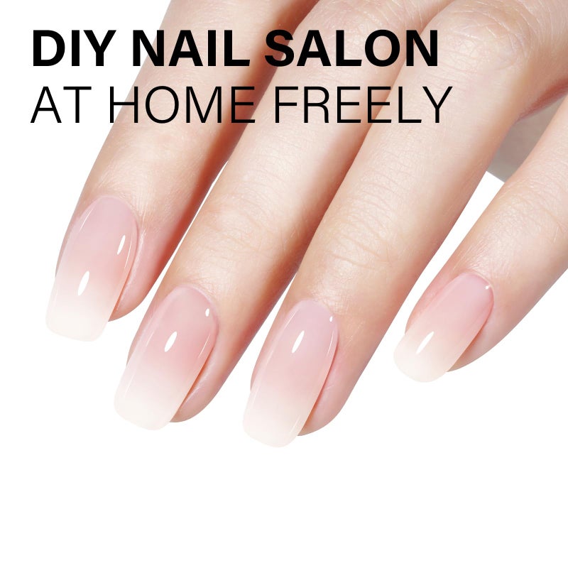 AILLSA Milky Pink Nude Gel Nail Polish, 15ml Translucent Soak Off UV LED Light Cure Gel Polish, Long Lasting for French Nail Art Salon DIY Manicure at Home - Image 5