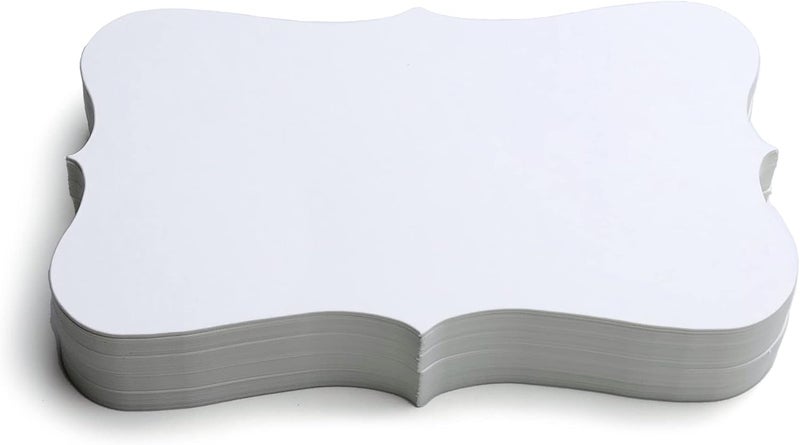 PPAPPAPPIYO 3x5 White index card stock / Set of 50 Blank index cards 350gsm (white) - Image 1
