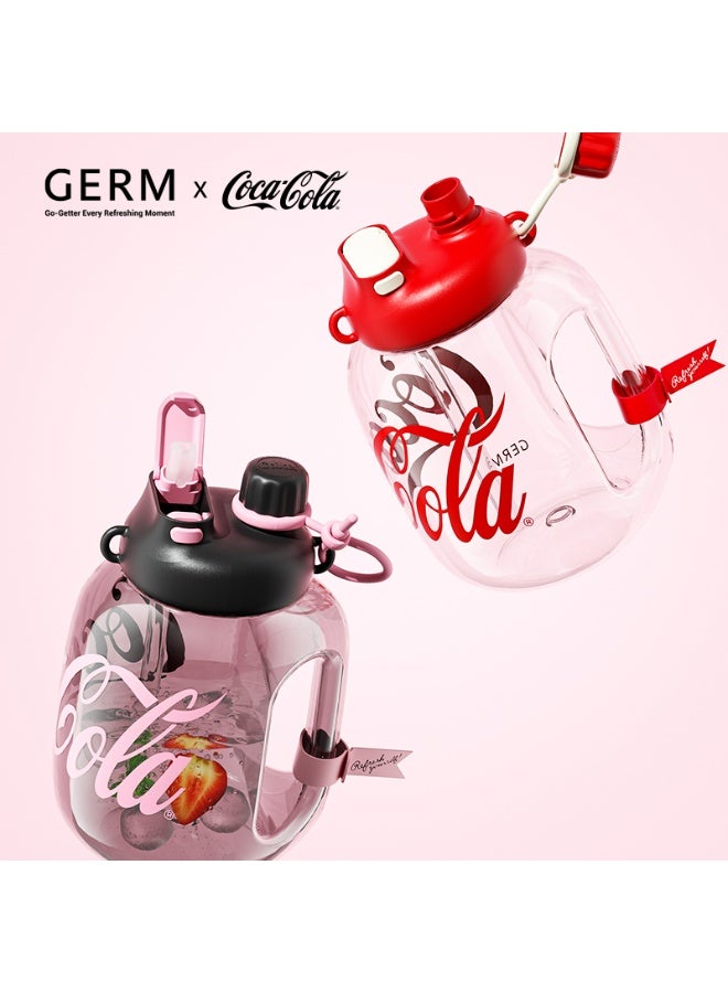 GERM Coca-Cola Red Happy Tritan Water Bottle 1400ml | GERM | Large Leakproof Sports Bottle | BPA-Free with Straw | Official Coca-Cola Licensed | Lightweight & Durable - Image 5