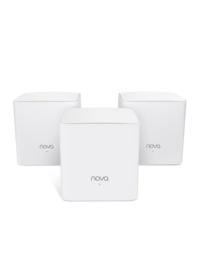 تيندا MW5c، Nova AC1200 نظام WiFi شبكي ثنائي النطاق للمنزل بالكامل، (عبوة من 3 قطع) - Image 1