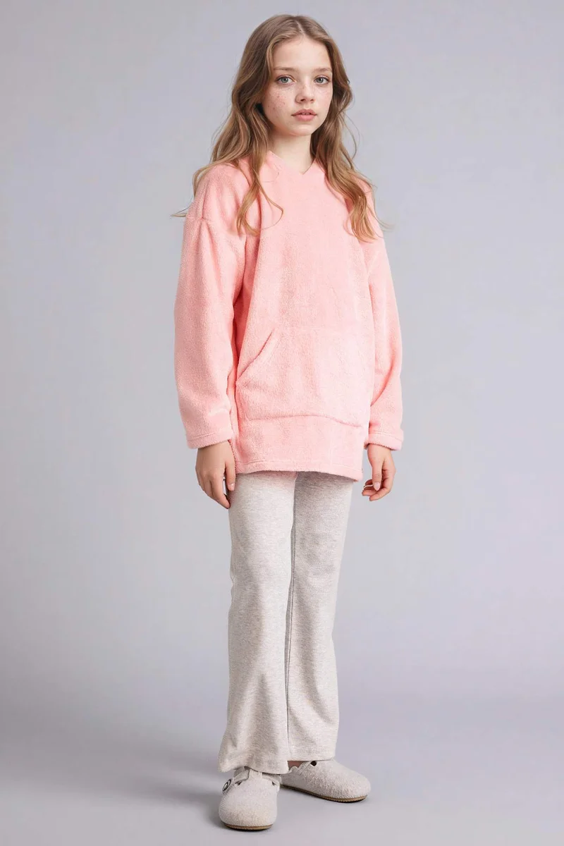 ديفاكتو Girl Velvet Pajama Dress