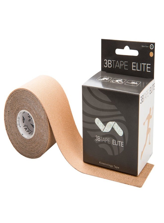 3بي ساينتفك 3B Scientific، 1018890، 3BTape ELITE، شريط لاصق للعلاج الحركي، بيج، لفة بطول 16 قدمًا - Image 1