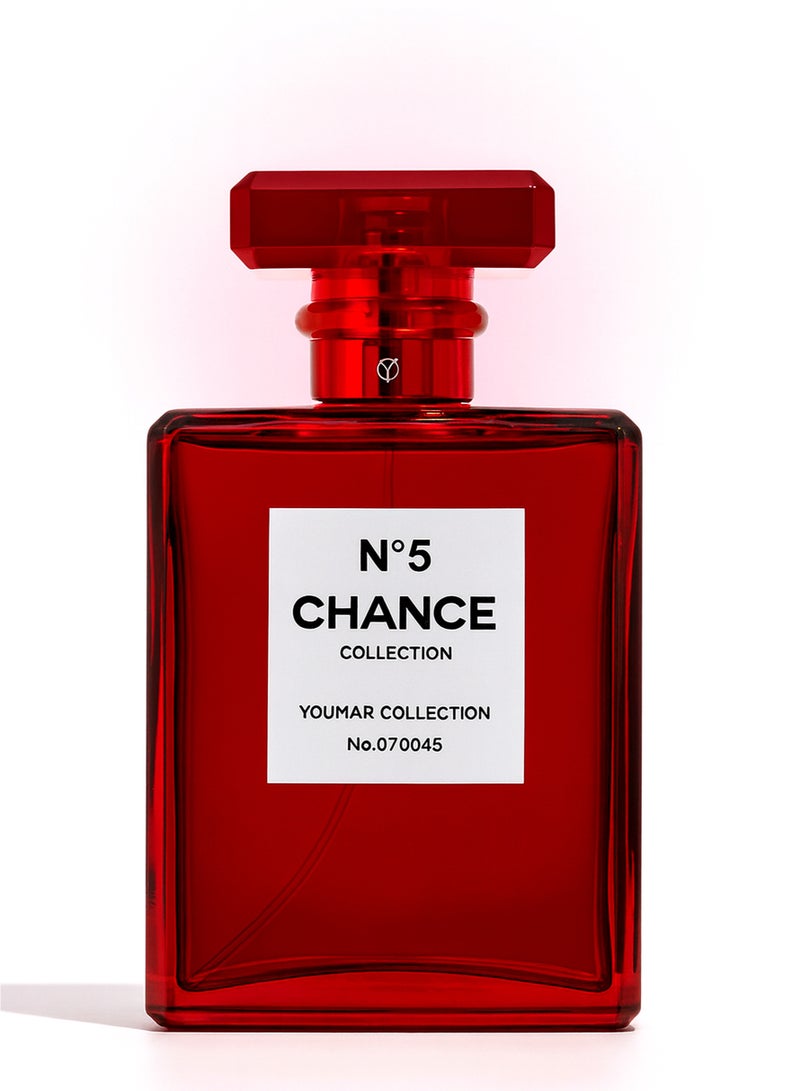 YOUMAR Floral Perfume for Women Youmar Collection Chance N 5 No. 0045 | Long Lasting Women Perfume Fresh, Powdery & Aldehydic Floral Scent | Best Perfume for Women 100ml - Image 2