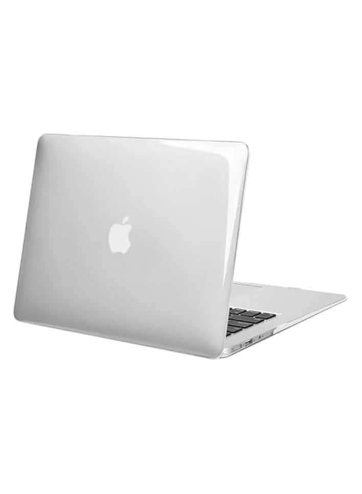 Mosiso Compatible with MacBook Air 13 inch Case (Models: A1466 & A1369, Older Version 2010-2017 Release), Protective Plastic Hard Shell Case Cover, Crystal Clear - Image 1