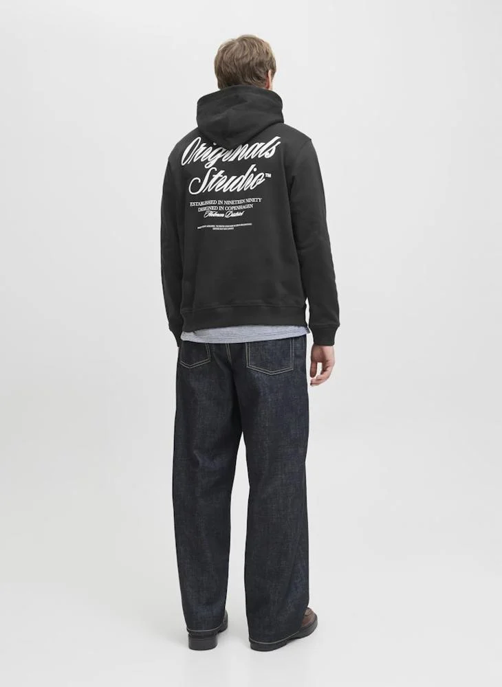 JACK & JONES Graphic Pullover Hoodie