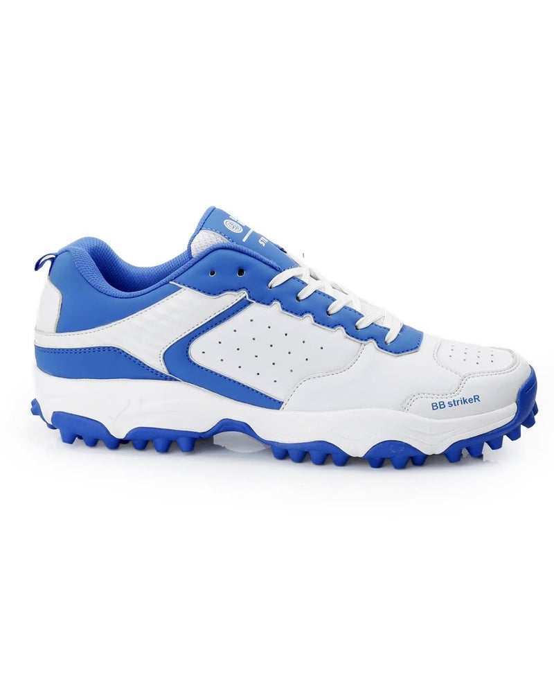Bacca Bucci Striker Cricket Shoes Unleash Precision, Power, and Performance on the Pitch Blue and White UK 12 - Image 2