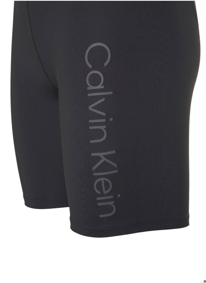 CALVIN KLEIN Women's Cycling Shorts - Polyester, Black  - Image 3