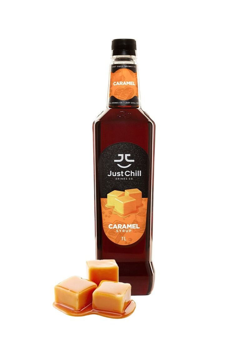 Just Chill Drinks Co. - Caramel Syrup 1 Litre - Image 1