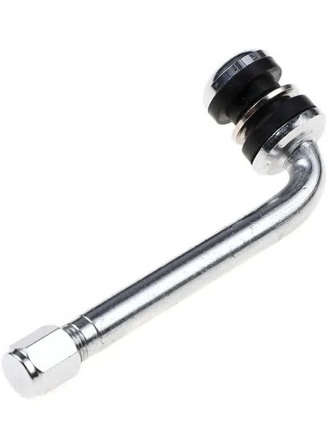 Universal 90 Degree Angled Chrome Tire Valve Stems 2.5 Inch Size XL 4Pcs Set - Image 3